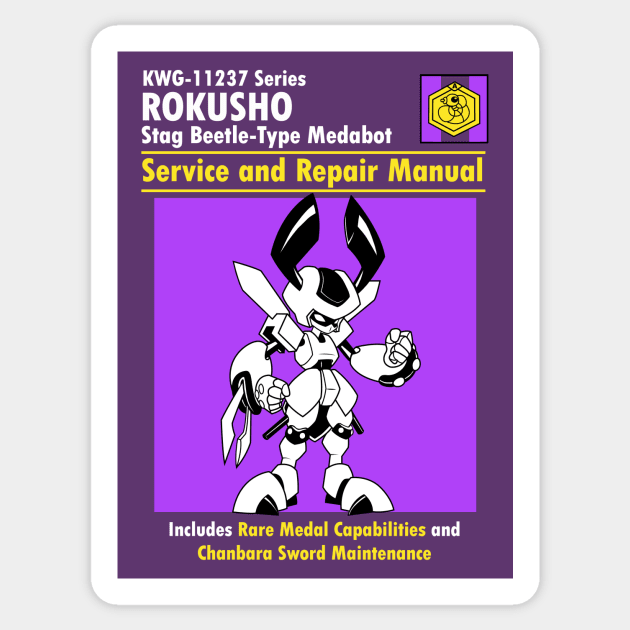 Rokusho Manual Sticker by OtakuTeez